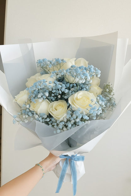Celeste Wrapped Bouquet – CHRISTELL'S FLOWERS, Killeen TX