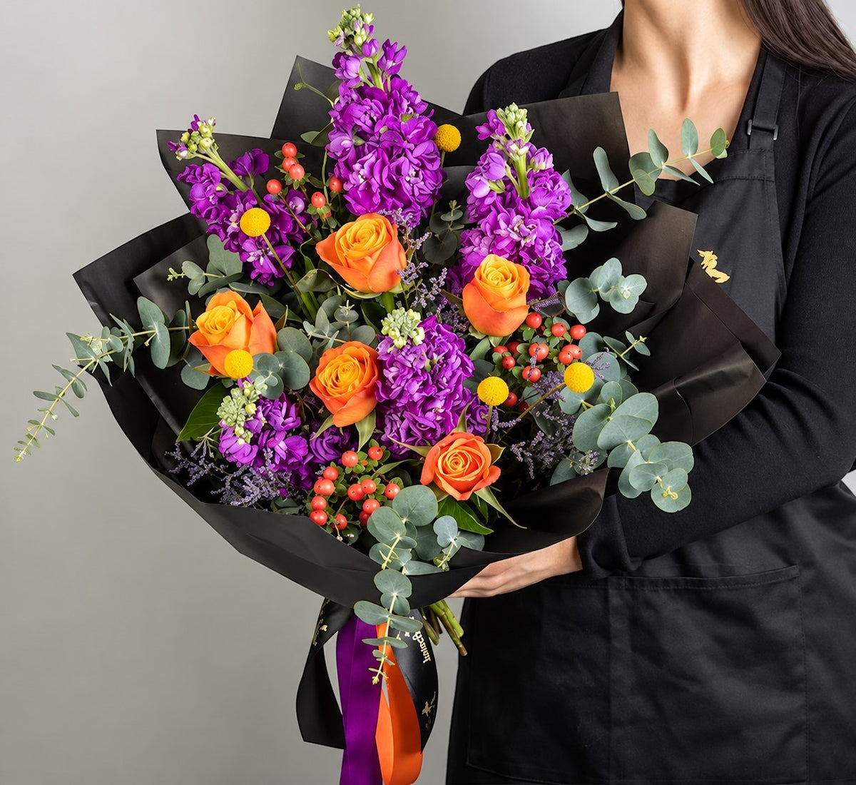 Spooky Season Wrapped Bouquet – CHRISTELL'S FLOWERS, Killeen TX