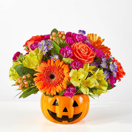 Tricks & Treats Pumpkin – CHRISTELL'S FLOWERS, Killeen TX