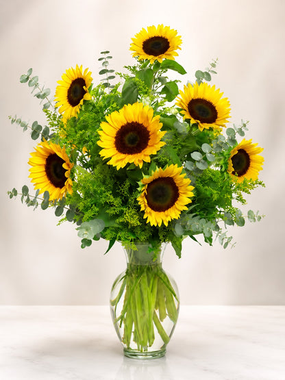 Happy Day Sunflower Bouquet – CHRISTELL'S FLOWERS, Killeen TX