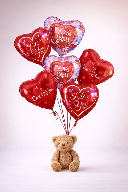 I Love You Balloon Bouquet (multi options)
