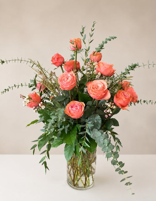 Kahala Garden Rose Bouquet – CHRISTELL'S FLOWERS, Killeen TX