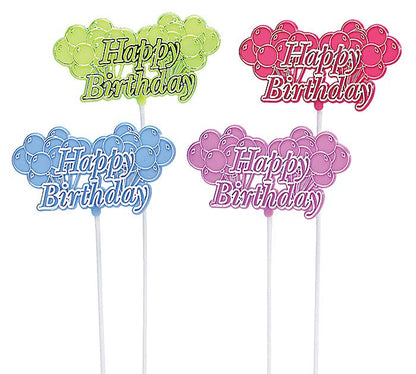 Birthday Pick (3.5"w x 11"h) – CHRISTELL'S FLOWERS, Killeen TX