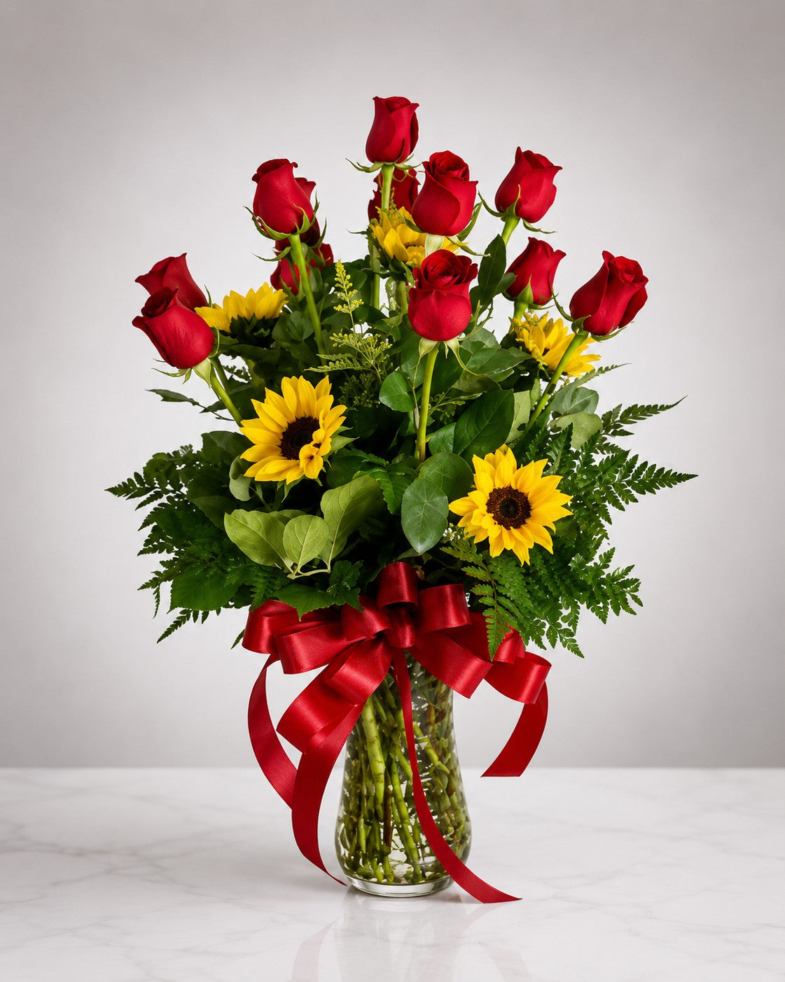 Roses & Sunflowers