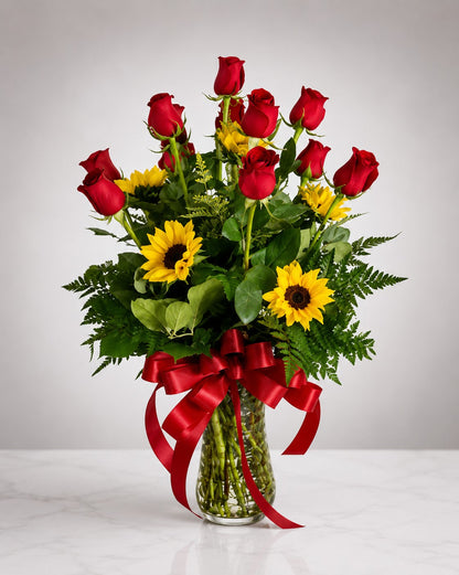 Roses & Sunflowers