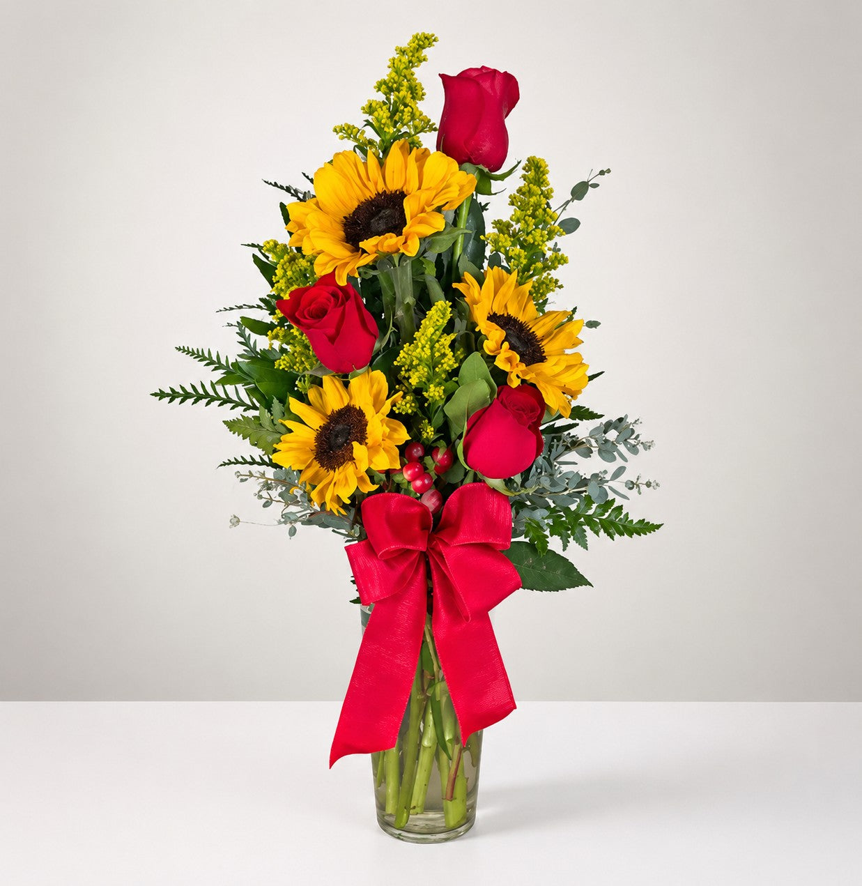 Roses & Sunflowers
