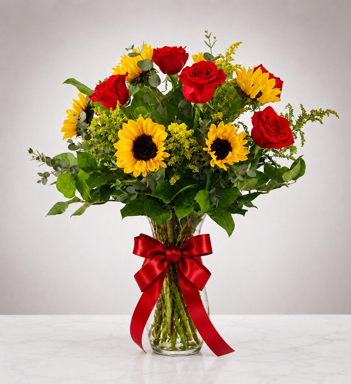 Roses & Sunflowers