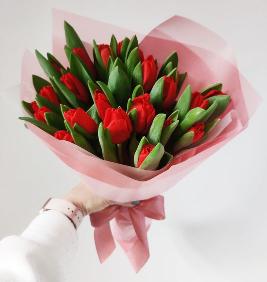 Red Romance Tulips