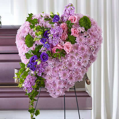 Treasured Love Standing Heart – CHRISTELL'S FLOWERS, Killeen TX
