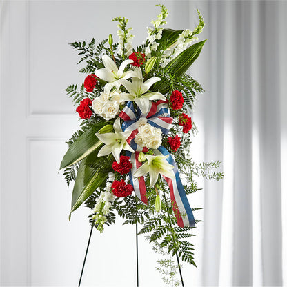 Stars of Life Standing Spray – CHRISTELL'S FLOWERS, Killeen TX