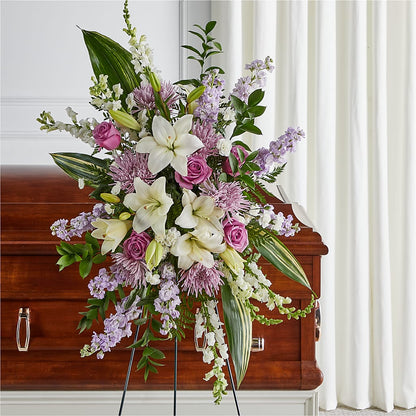 Grateful Hearts Standing Spray – CHRISTELL'S FLOWERS, Killeen TX