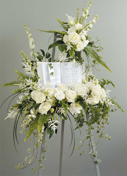 Bible Standing Spray – CHRISTELL'S FLOWERS, Killeen TX