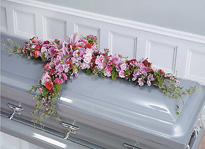 Pink Cross Casket Spray – CHRISTELL'S FLOWERS, Killeen TX