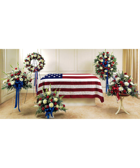 Patriot's Full Service Sympathy Set