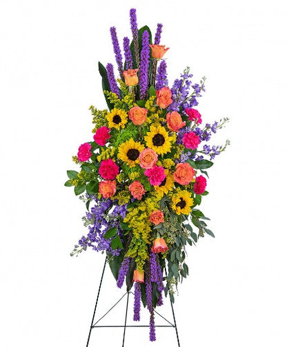 Wildflowers Standing Spray – CHRISTELL'S FLOWERS, Killeen TX