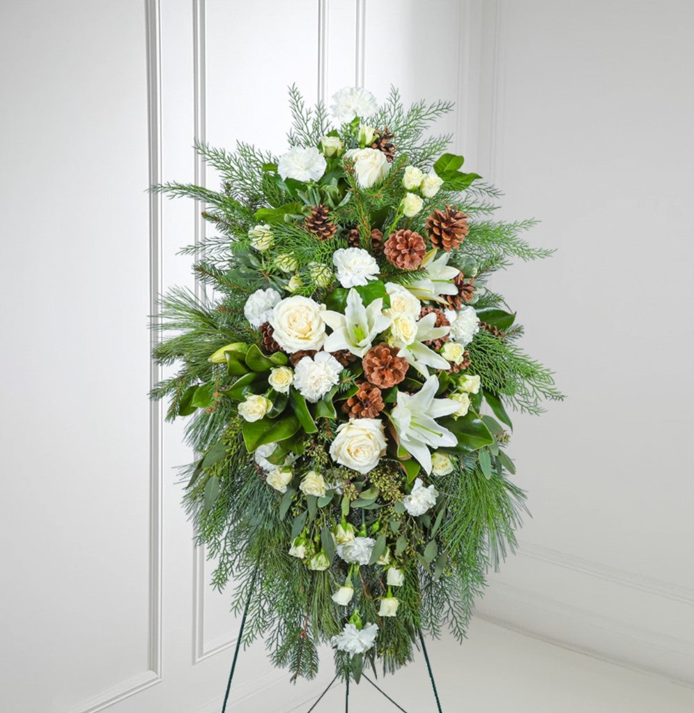 Winter Whispers Standing Spray