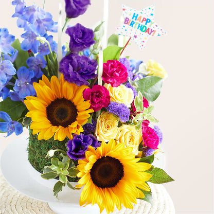 Star of the Day Floral Cake – CHRISTELL'S FLOWERS, Killeen TX