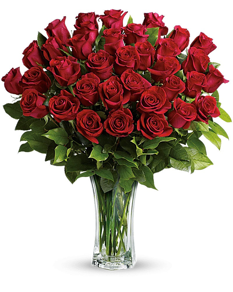 Three Dozen Premium Red Roses