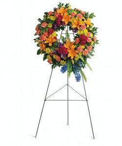 Bright Mixed Circular Wreath