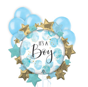 Baby Boy Balloon Bouquet