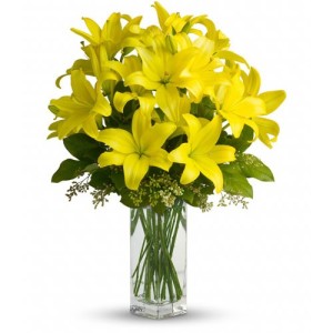 Yellow Lily Bouquet