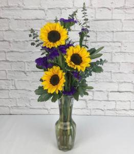 Sunflower Budvase