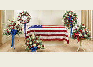 Patriot's Full Service Sympathy Pkg (no casket)