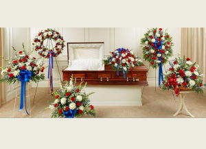 Patriot's Full Service Sympathy Pkg